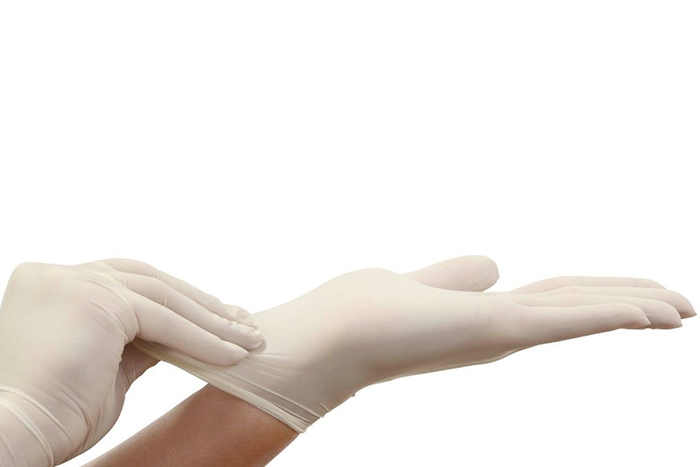 NBR pour examen chirurgical gants en nitrile